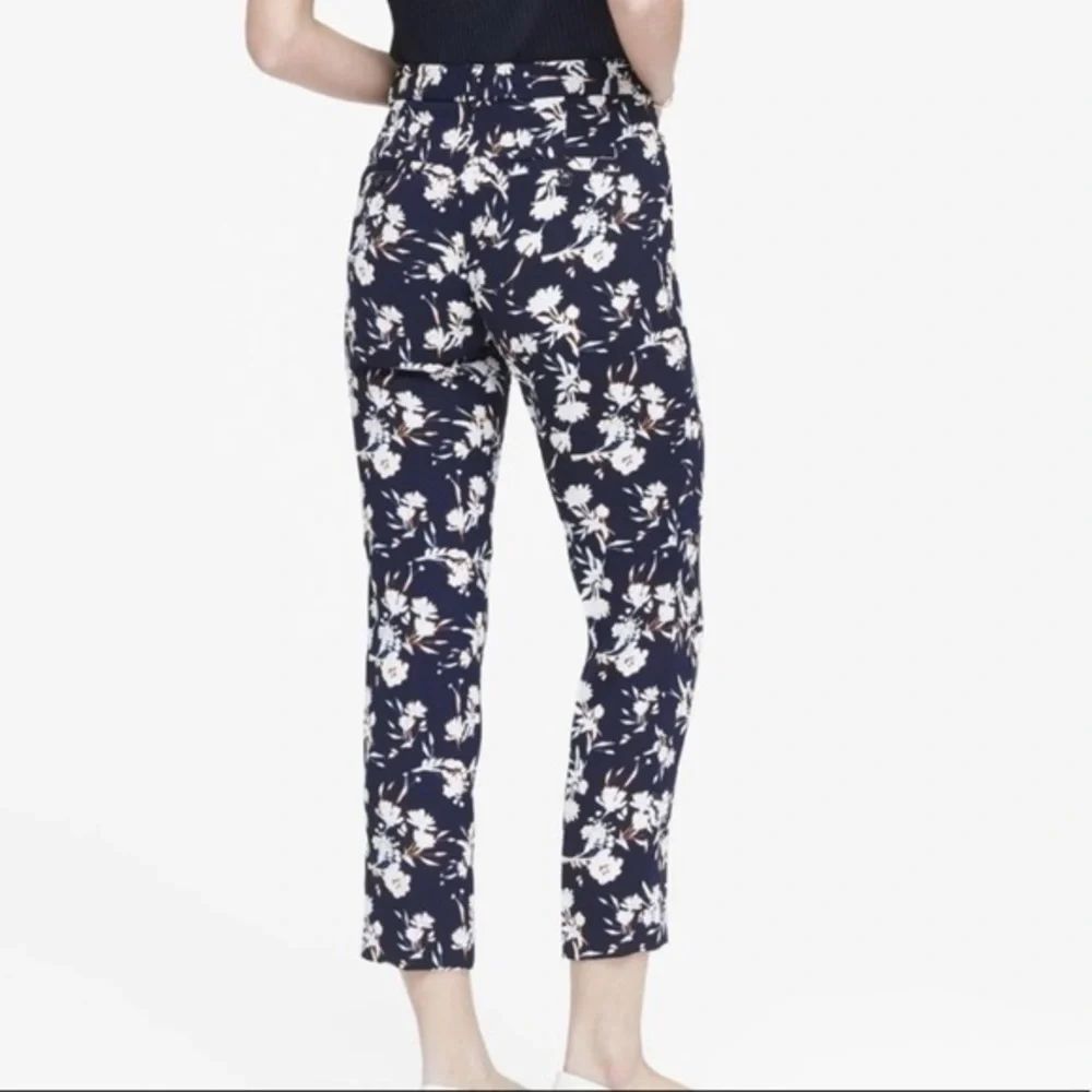 NWOT Banana Republic ‘Avery’ floral ankle pants 8L - Picture 2 of 9